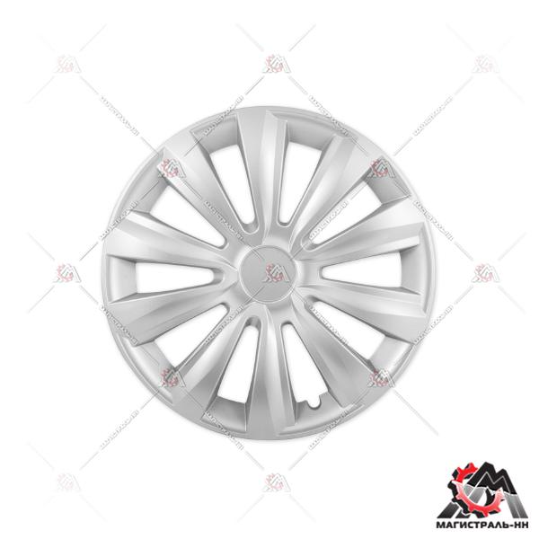 Колпак колеса R14 WC-2005 SILVER (пласт.регулир.обод) кт.4 шт. (металлик) AUTOPROFI
