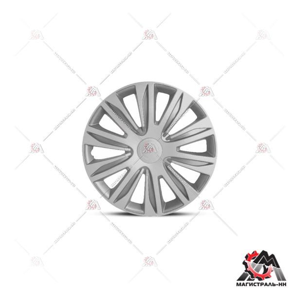 Колпак колеса R14 WC-2010 SILVER (пласт.регулир.обод) кт.4 шт. (металлик) AUTOPROFI