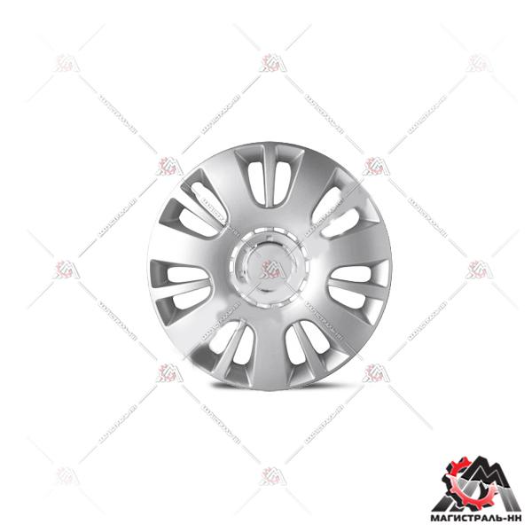 Колпак колеса R16 WC-1150 SILVER (пласт.регулир.обод) кт.4 шт. (металлик) AUTOPROFI