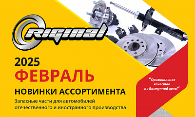 Новинки февраля от ТМ Riginal