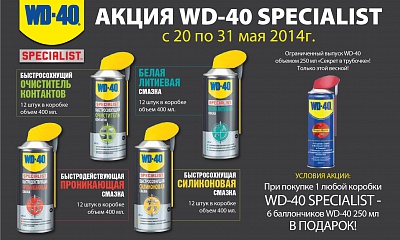 Спешите выгодно купить WD-40 этой весной