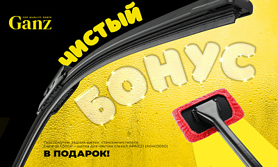 Акция Ganz: «Чистый бонус»