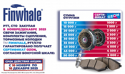 Акция от ТМ Finwhale «подарок за покупку»